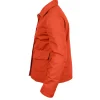 Abigail Spencer Best Medicine Season 1 orange jacket featuring a modern everyday look