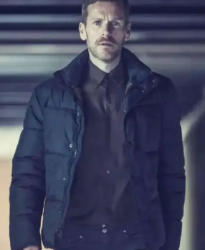 Betrayal S01 Shaun Evans Black Puffer Jacket For Sale