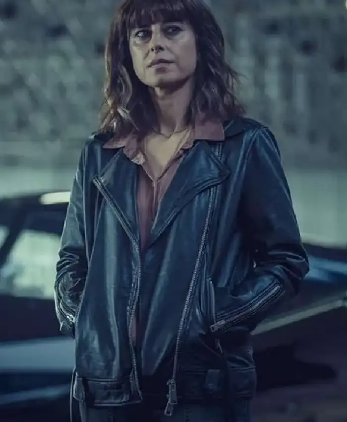 Betrayal S01 Zahra Ahmadi Black Leather Jacket