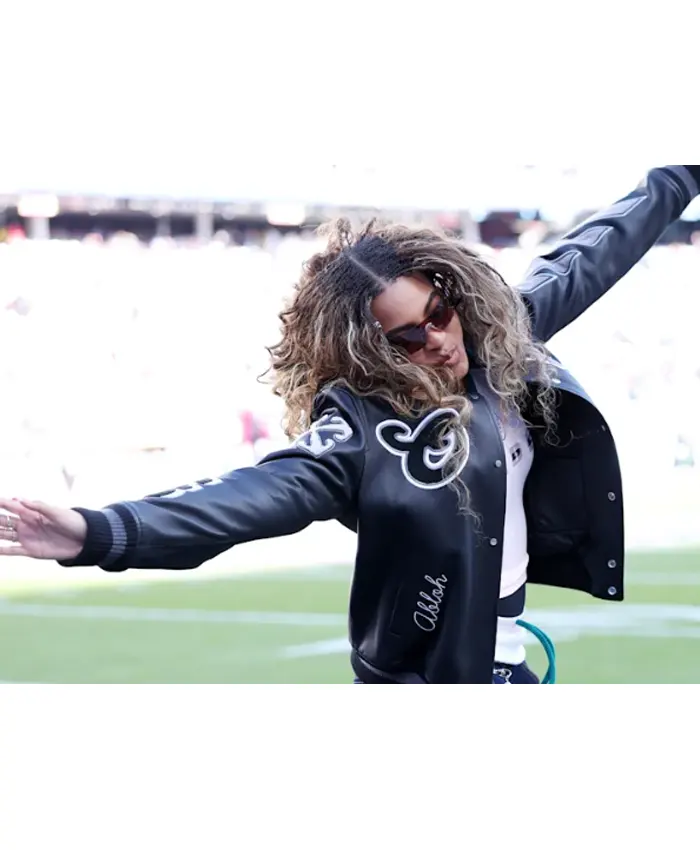 Blue Ivy Carter Super Bowl LX Off-White Jacket Side