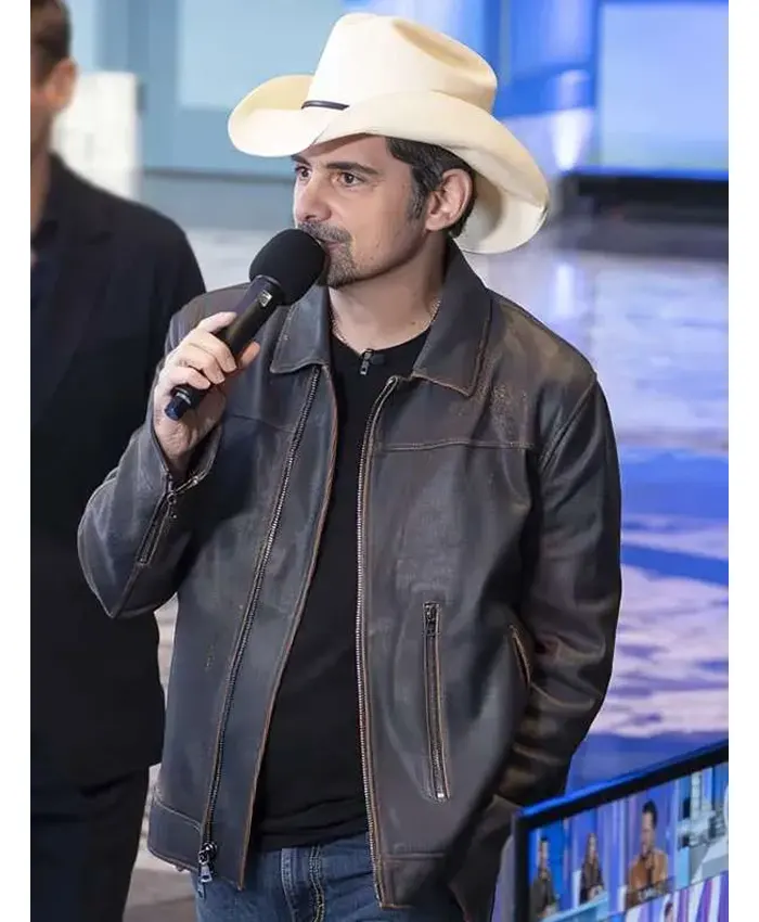 Brad Paisley American Idol S24 Leather Jacket