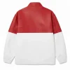 Buy Classic Red And White Leather Jacket For Men and Women