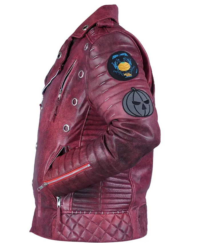 Buy German Singer Michael Kiske Halloween Music Festival Leather Jacket