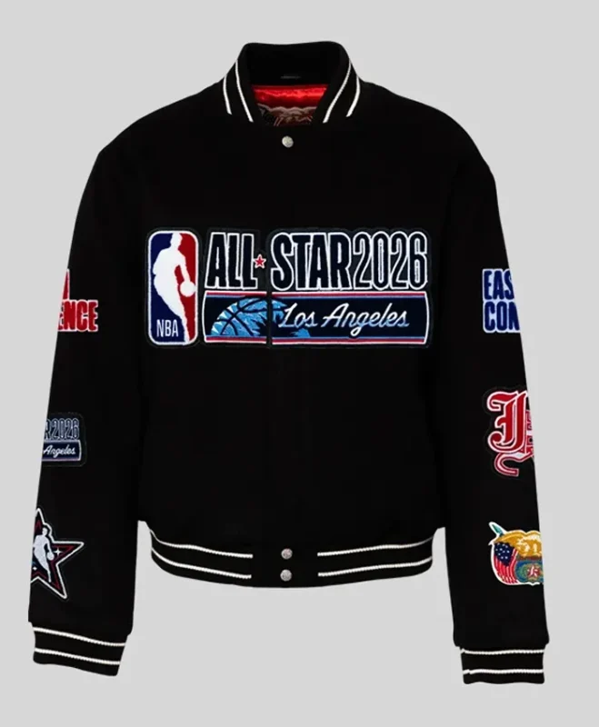 Buy Los Angeles All Star 2026 Black Varsity Jacket Now