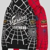 Buy Supreme x Vanson Leathers Spiderman Zip Up Hoodie - Black