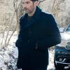 CIA S01 Tom Ellis Wool Peacoat Side