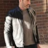 CIA Tom Ellis Black Leather Jacket For Sale