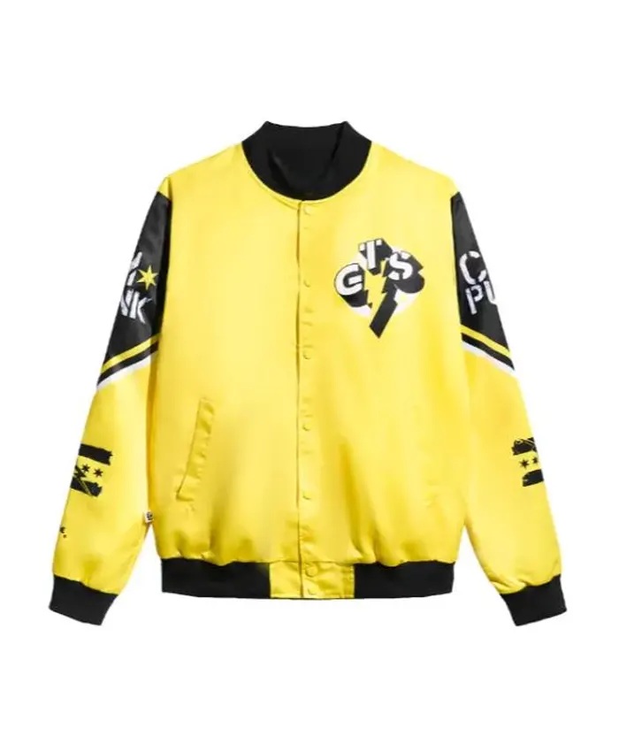 CM Punk WWE Yellow Bomber Jacket
