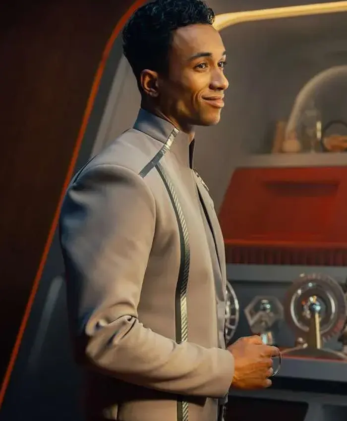 Caleb Mir Star Trek Starfleet Academy Tv Series Sandro Rosta Grey Uniform Jacket - Buy Now