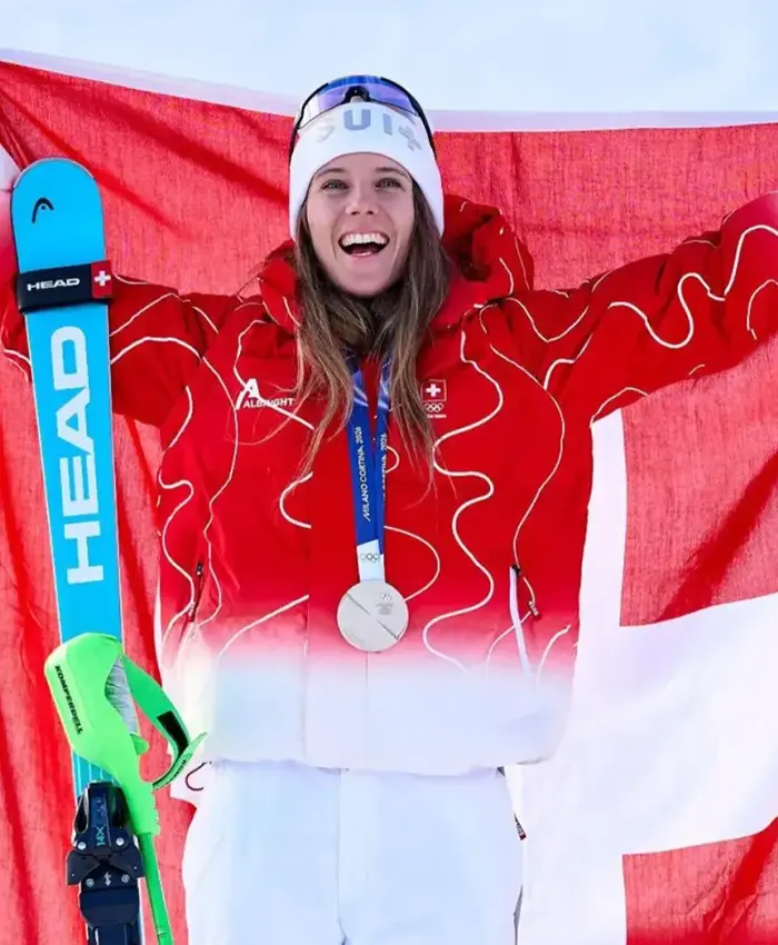 Camille Rast Milano Cortina 2026 Winter Olympics Jacket For Sale