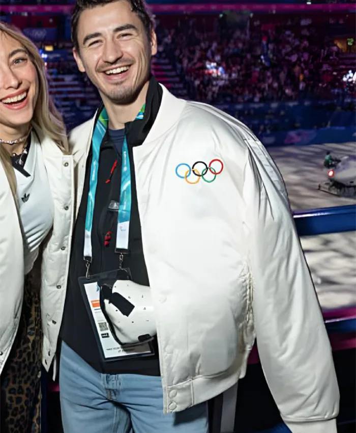 Charles Poujade Winter Olympics 2026 Varsity Jacket