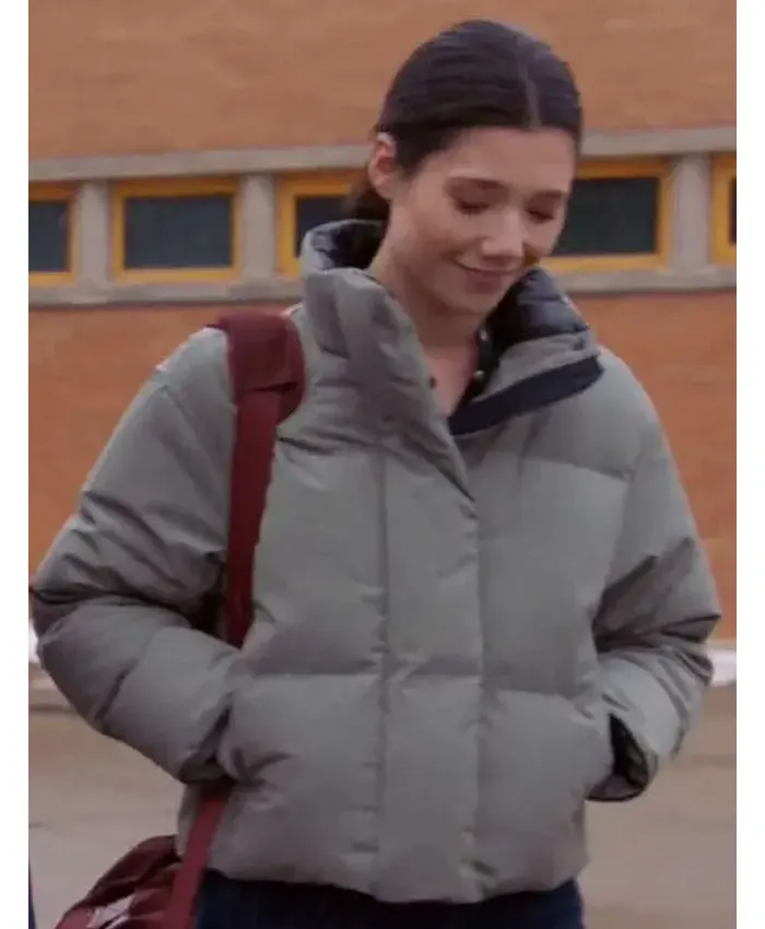 Chicago Fire S14 Violet Mikami Puffer Jacket For Sale