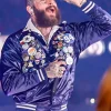 Chiefs vs Cowboys Post Malone Blue Bomber Jacket - SHOP NOW