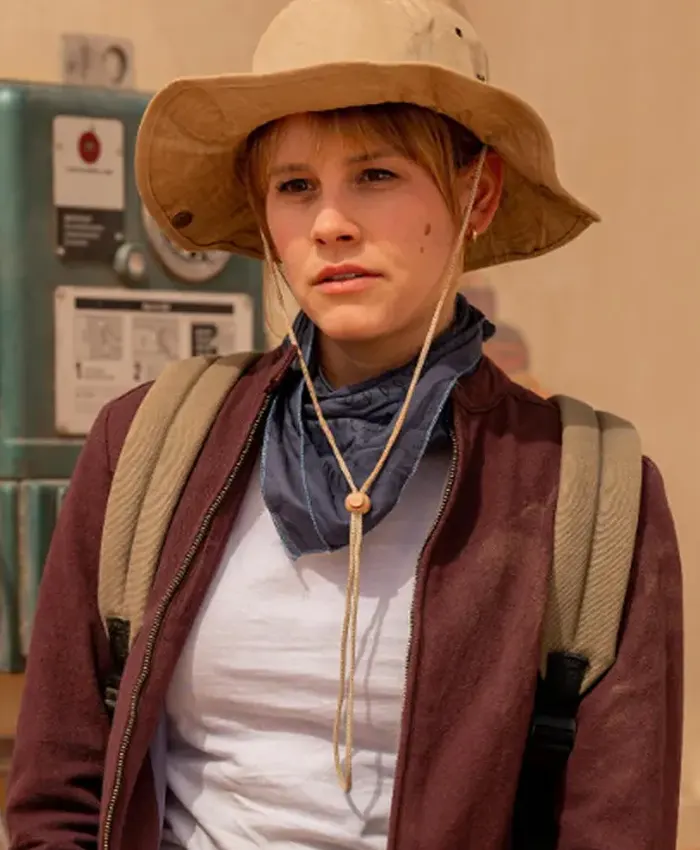 Cold Storage Sosie Bacon Maroon Jacket