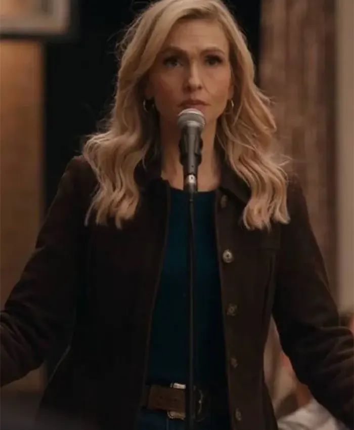 Courteney Potter Stumble S01 Brown Car Coat