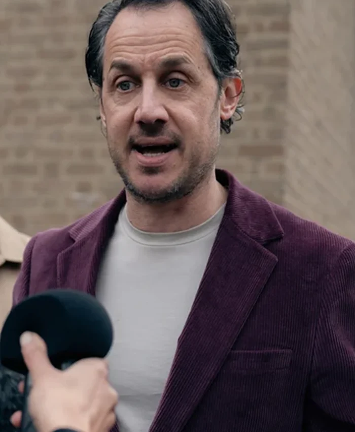 Criminal Record S02 Dustin Demri-Burns Corduroy Blazer For Sale