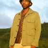 Death in Paradise Don Gilet Green Jacket Front