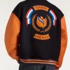 Denham Team NL Orange and Black Varsity Jacket For Sale