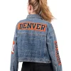 Denver Broncos Denim Blue Jacket