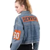 Denver Broncos Denim Blue Jacket - BUy Now