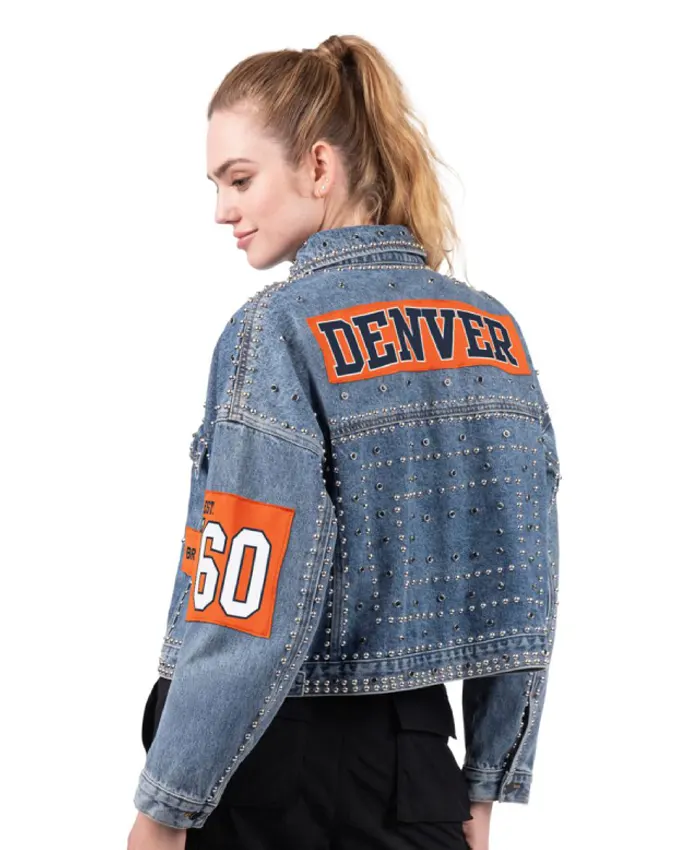 Denver Broncos Denim Blue Jacket - BUy Now