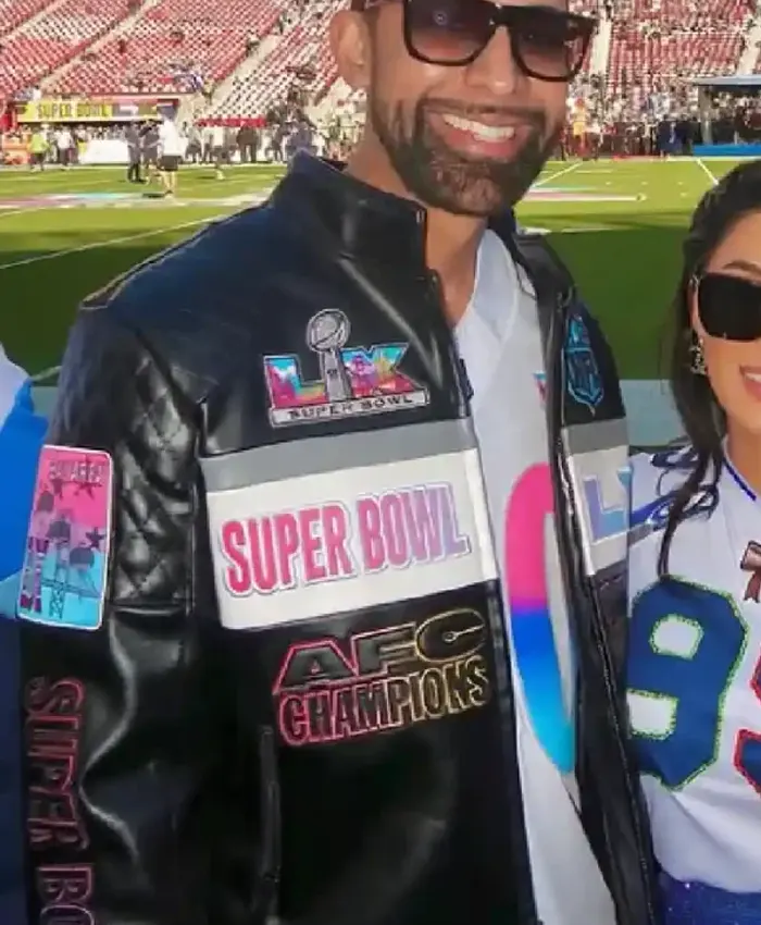 Dhar Mann San Francisco Super Bowl LX Bay Area Leather Jacket