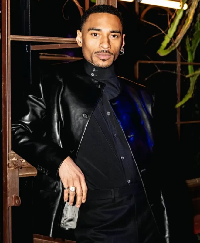 Durand Bernarr Grammy Black Leather Jacket - Buy Now