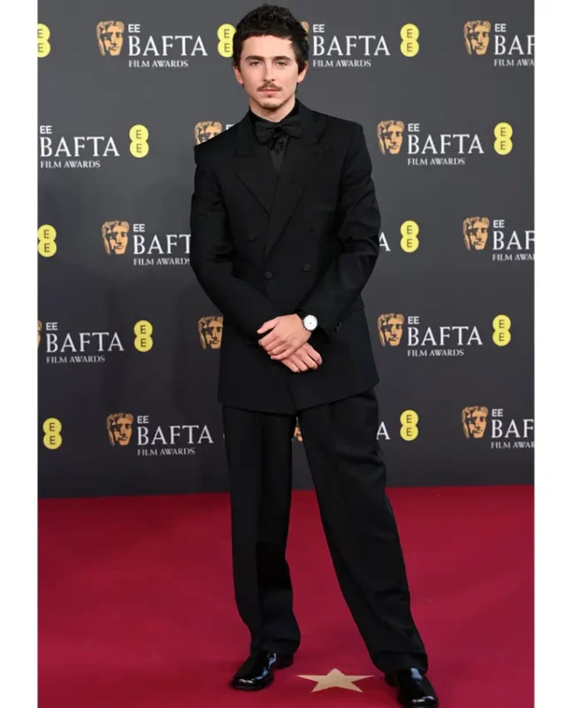 EE BAFTA Film Awards Timothee Chalamet Suit