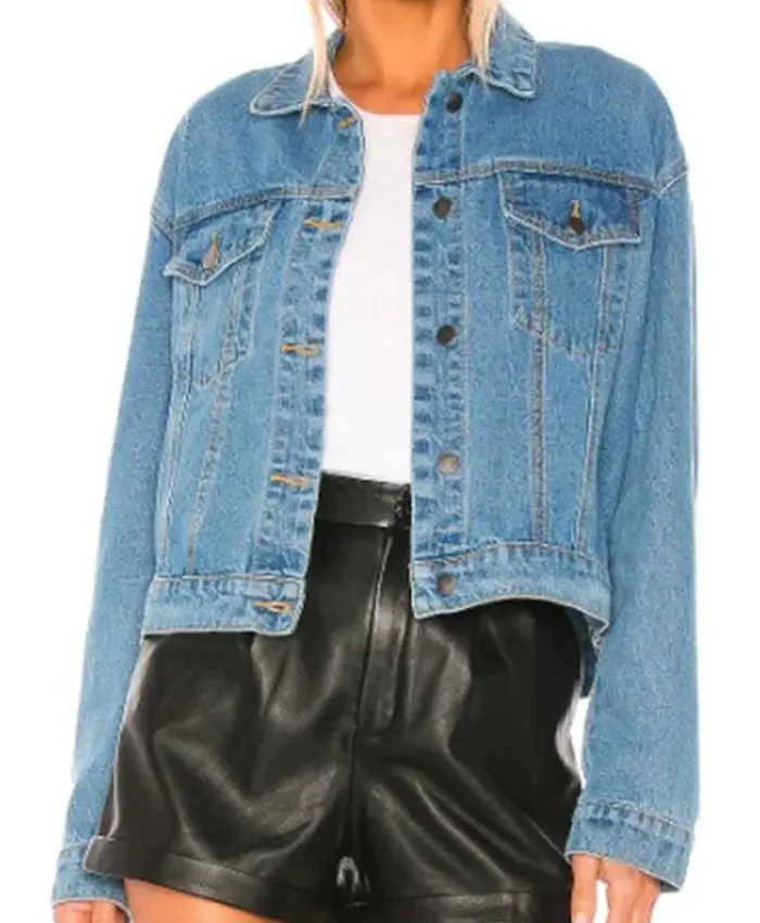 Emily Bader People We Meet on Vacation Blue Denim Jacket For Sale