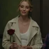 Fck Valentines Day Virginia Gardner Short Trench Coat For Sale