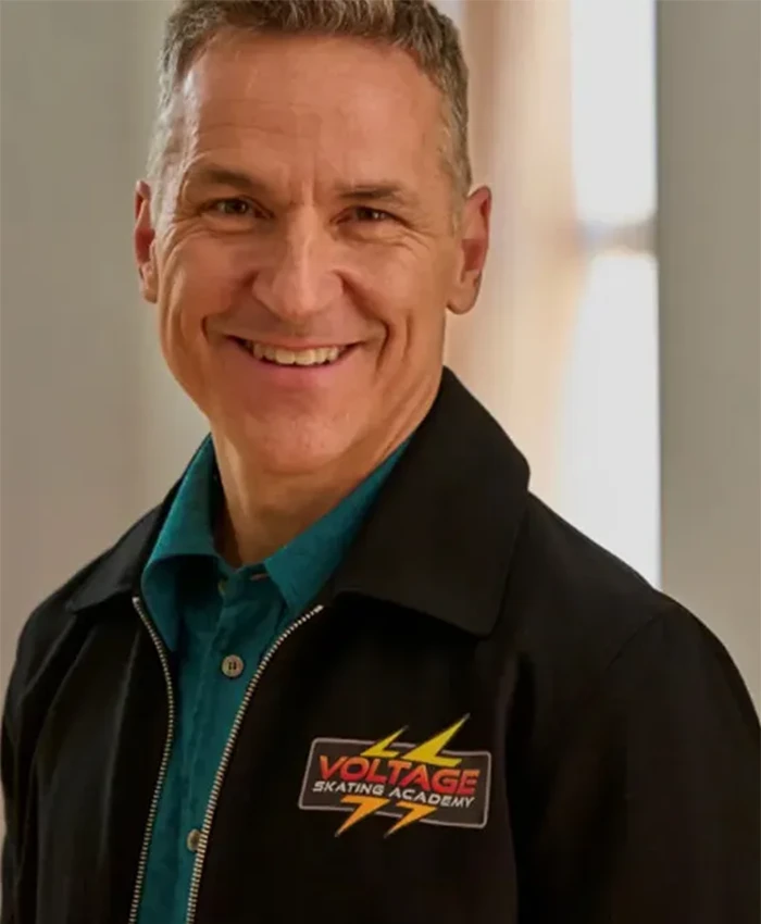 Finding Her Edge S01 Elvis Stojko Black Jacket