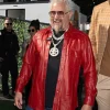 Flavortown Tailgate Guy Fieri Leather Jacket Front