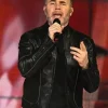 Formula 1 Gary Barlow Black Leather Jacket