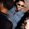 Grammy Celebration Party 2026 Chris Brown Ur Fantasy Blue Denim Jacket