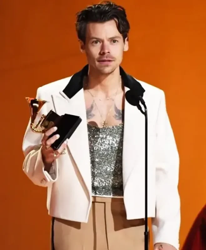 Grammys Awards Harry Styles White Jacket - BUY NOW