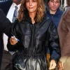 Halle Berry Essex House 2026 Black Leather Jacket For Sale