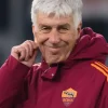 Head Coach Gian Piero Gasperini Red Coat Front