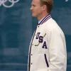 Hockey Team USA 2026 John Wroblewski Varsity Bomber Jacket