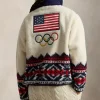 Hoda Kotb The Today Show 2026 Olympic Team USA Sherpa Jacket