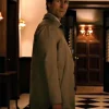 How To Make A Killing Glen Powell Beige Coat For Sale