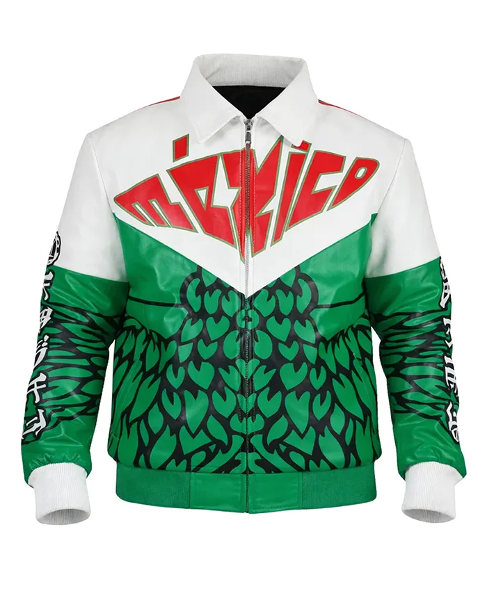 J Balvin Mexico Bomber Jacket Front