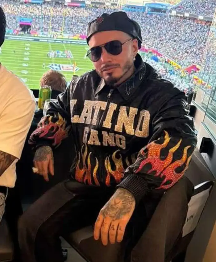 J Balvin Super Bowl LX Leather Jacket