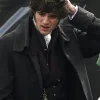 Jacob Elordi Wuthering Heights Black Coat