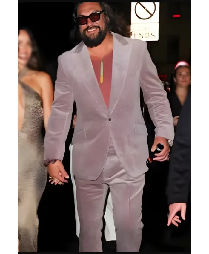 Jason Momoa The Wrecking Crew Velvet Suit For Sale