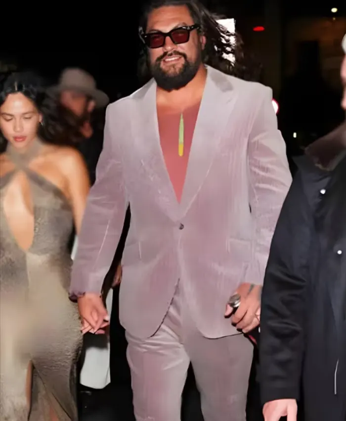 Jason Momoa The Wrecking Crew Velvet Suit