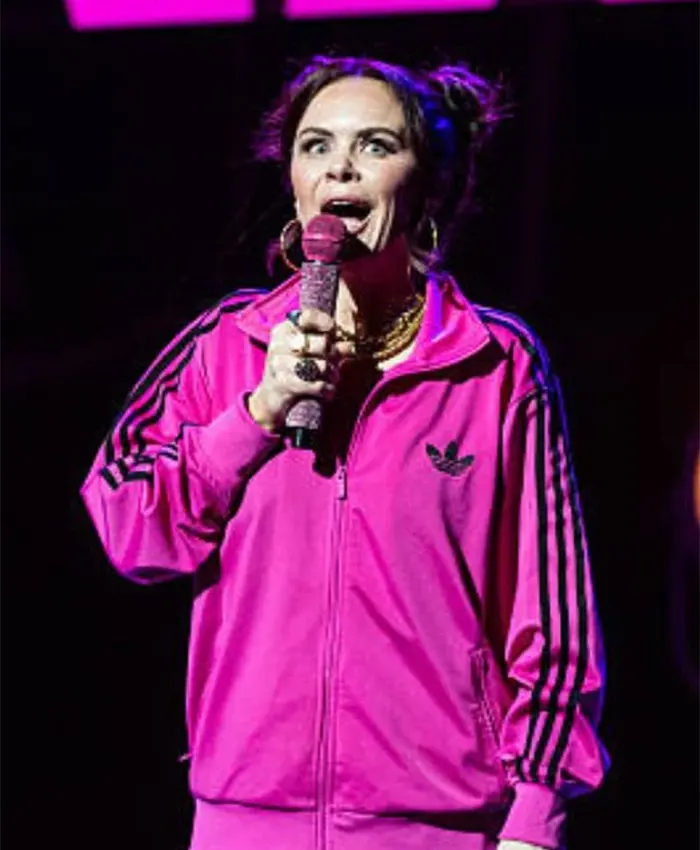 Joanne McNally Pinotphile Pink Jacket Front