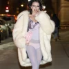 Julia Fox Marc Jacobs Fall 2026 Fur Coat