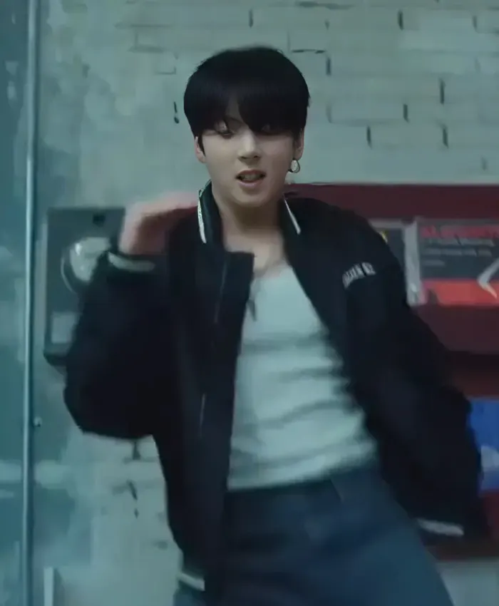Jungkook 2026 Calvin Klein Varsity Jacket