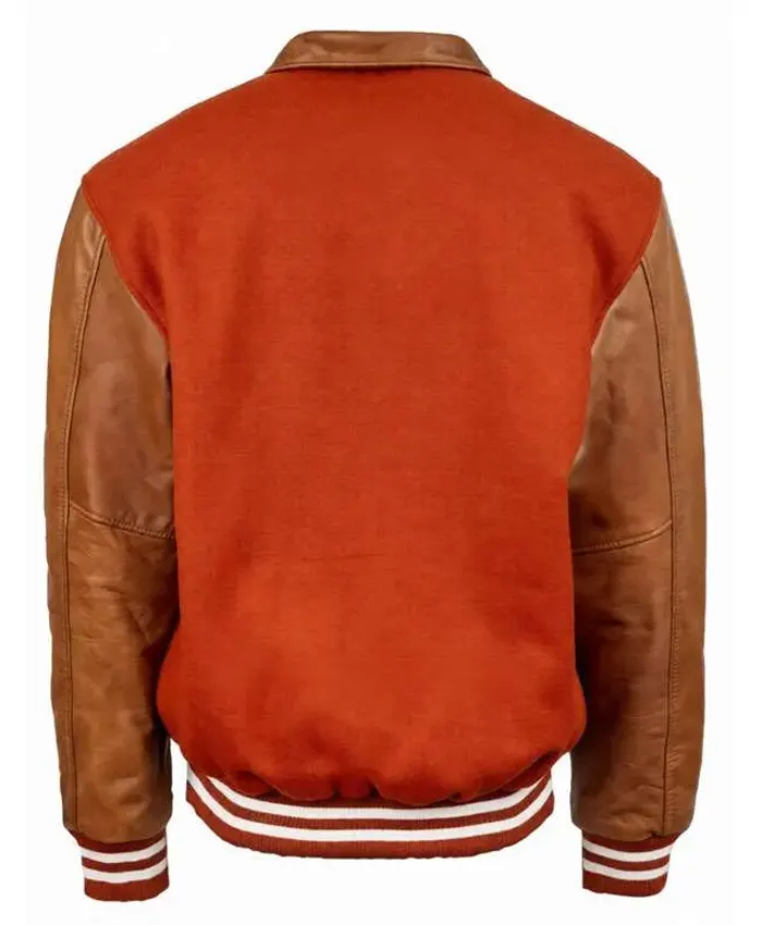Junior High Division Orange Varsity Jacket For Sale