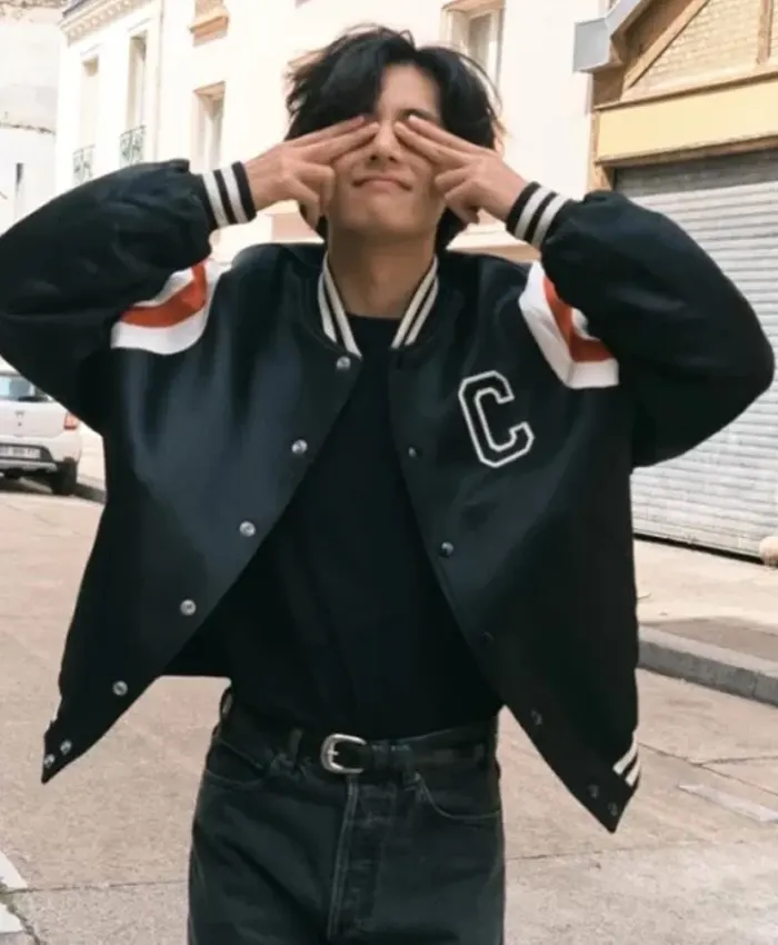 Kim Tae-Hyung Celine Varsity Jacket